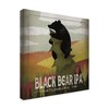 Trademark Fine Art Ryan Fowler 'Leaf Peeper Black Bear Ipa' Canvas Art, 14x14 WAP06309-C1414GG